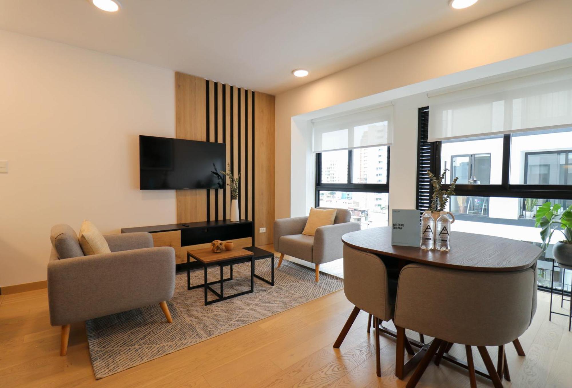 Splendid 1Br Duplex In Miraflores 리마 외부 사진